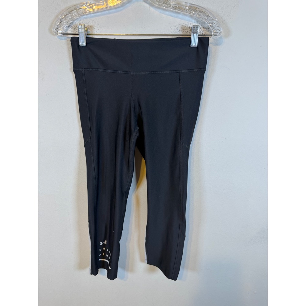 Under Armour Womens Leggings HeatGear Compression Black Medium